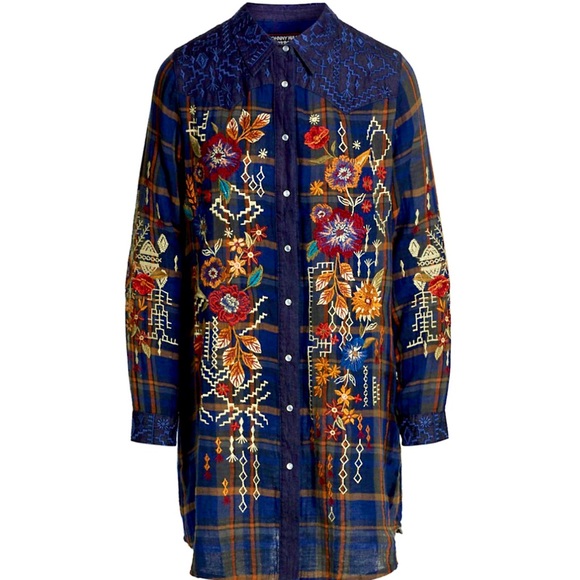 Johnny Was Workshop Olivia Western Tunic Dress - Picture 2 of 3